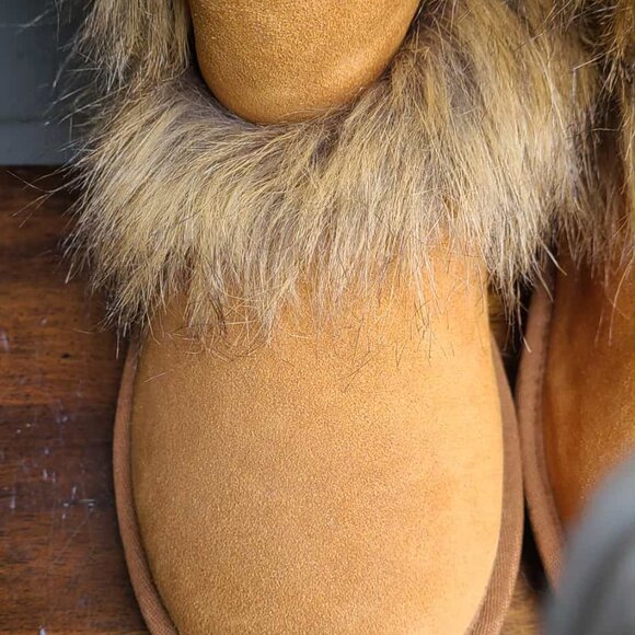 UGG Australis Foxy Suede Shearling UGG Boots size 8 - Picture 11 of 15